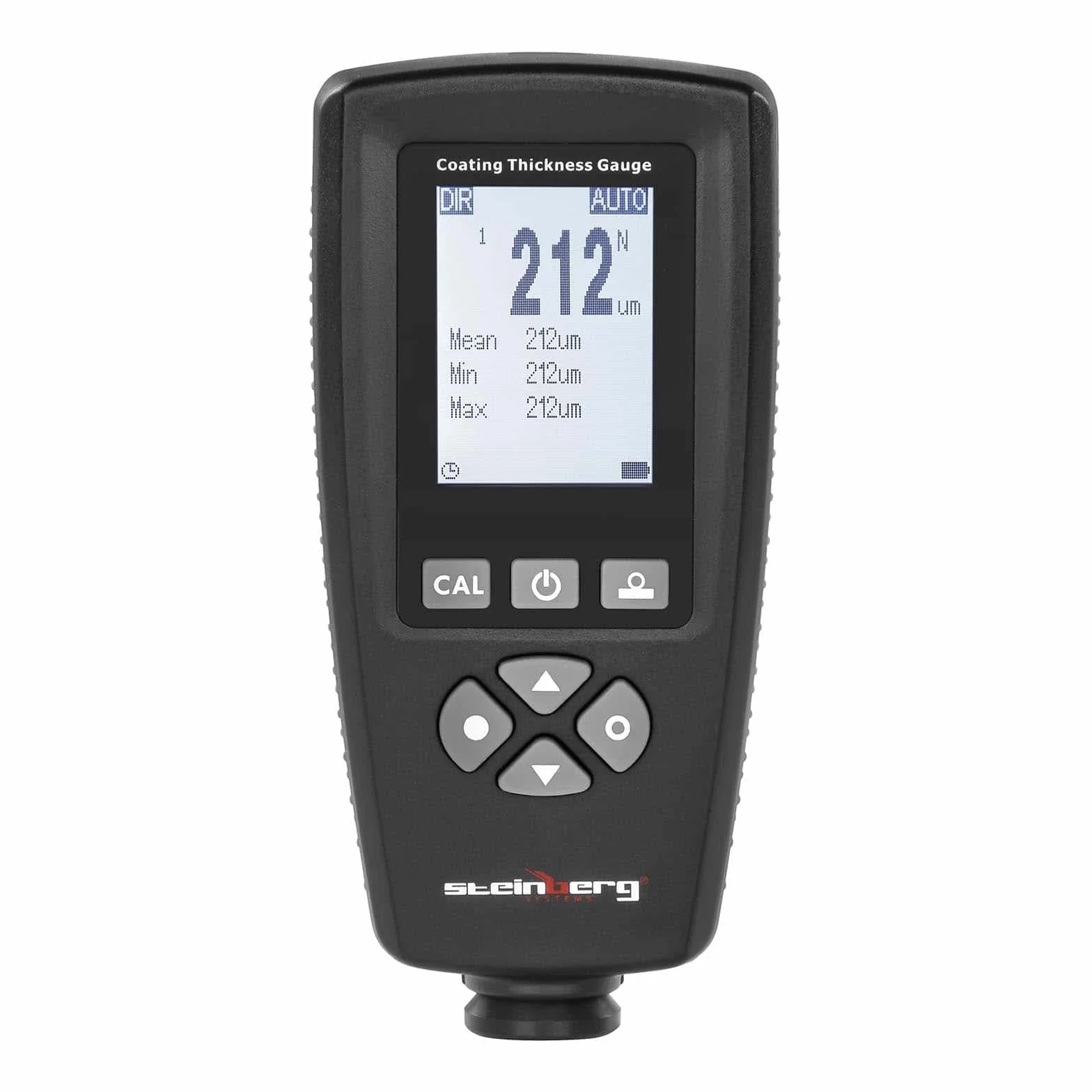 Steinberg Systems Schichtdickenmessgerät Lackschichtenmesser Lacktester SBS-CT-123 Pro (Messbereich 0-5.000 µm, Messgenauigkeit ±2% + 1 µm, Speicherkapazität 320 Messwerte, inkl. Koffer und Zubehör)