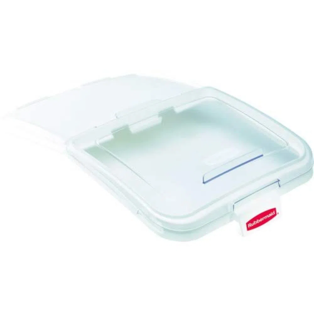 Rubbermaid Commercial Products ProSave Sliding Lid with 0.9 Litre Scoop for FG360388 Ingredient Bin - Clear