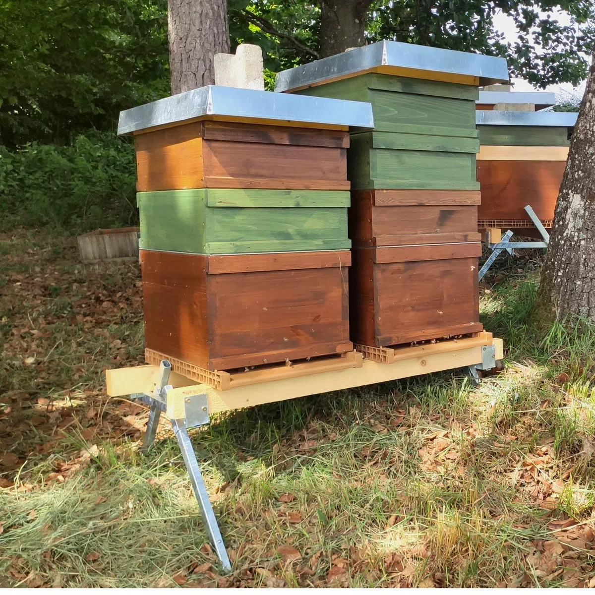 EIN Paar Beutenständer Beutenbock feuerverzinkt Bienen Beuten aufstellen Imker