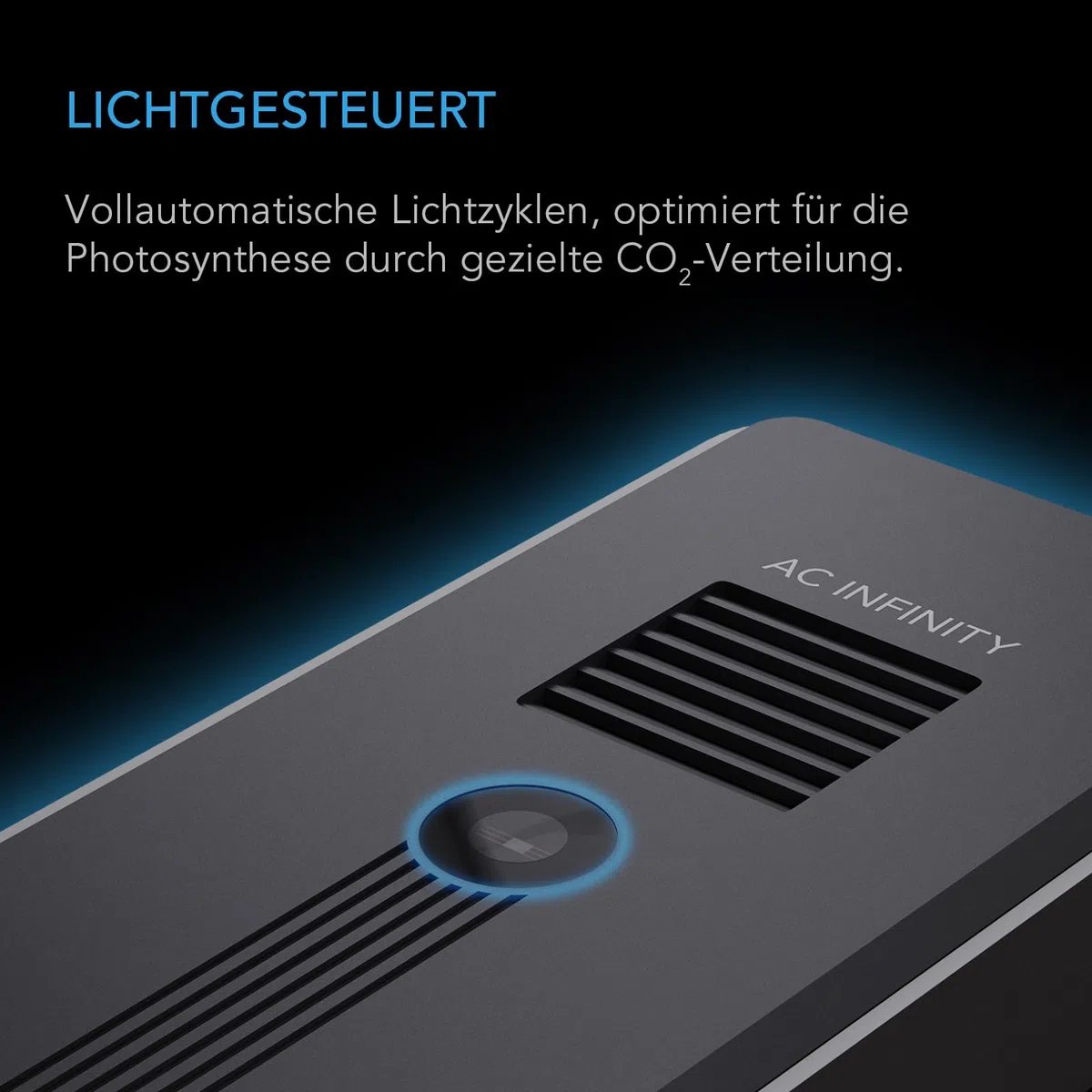 AC Infinity Controller AI+ CO₂ Bundle – KI-gesteuerter Umweltcontroller mit CO₂-Sensor, Datenanalyse, Temperatur-, Feuchtigkeits- und VPD-Steuerung per App (Bluetooth & WLan)