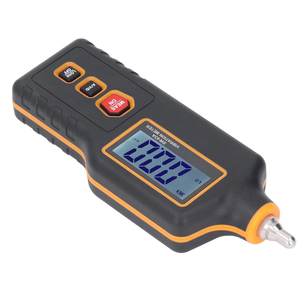 Digitales Vibrationsmessgerät, Handvibrometer mit Sonde Zur Beschleunigungs-Weg-Messung, Industrieausrüstung, Vibrationsanalysator für Maschinenwartung und
