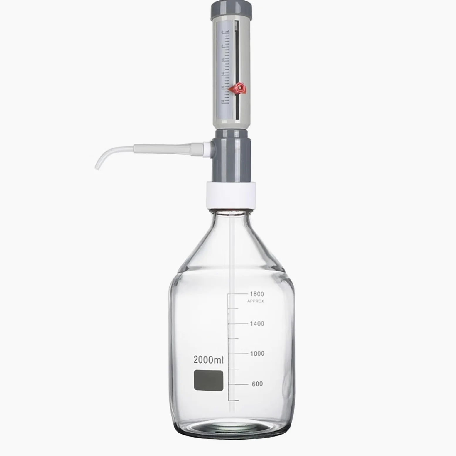 25-ml-Spender mit verstellbarer Kapazitätsskala für einfache und genaue Dosierung, kein Tropfen, verbesserte Effizienz, sicheres Pipettieren, ideal für Reagenzien auf Säurebasis