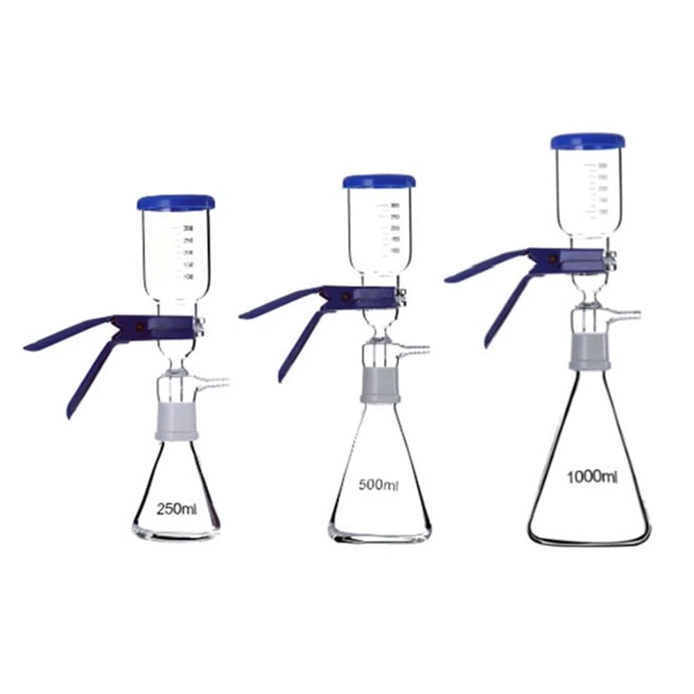 Vakuumfilter Laborausrüstung, Glasfilterfilter mit Sandkern, Vakuum-Filtrationsgerät für Labor