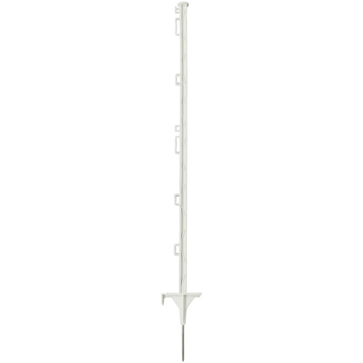 Weidezaunpfähle 105 cm hoch, weiß 20 Stück - Made in Germany