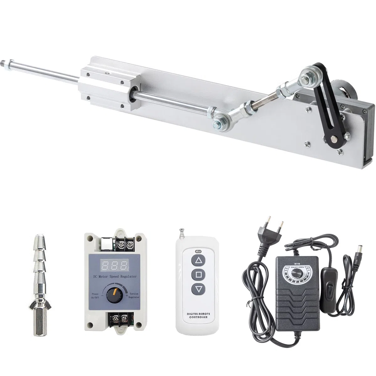 Linear Actuator Hubkolbenmotor DC24V 30-150mm 120rpm Maximaler Schub 18kg für DIY Design Mit Fernbedienung und Drehzahlregler
