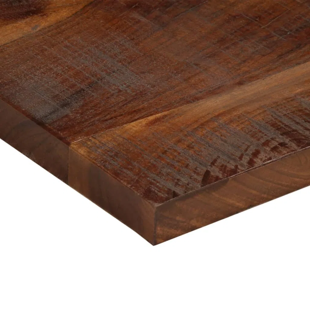 vidaXL Tischplatte, Holzplatte Rechteckig, Massivholzplatte für Tisch Esstisch Couchtisch, Ersatztischplatte, 180x20x2,5cm Altholz Massiv