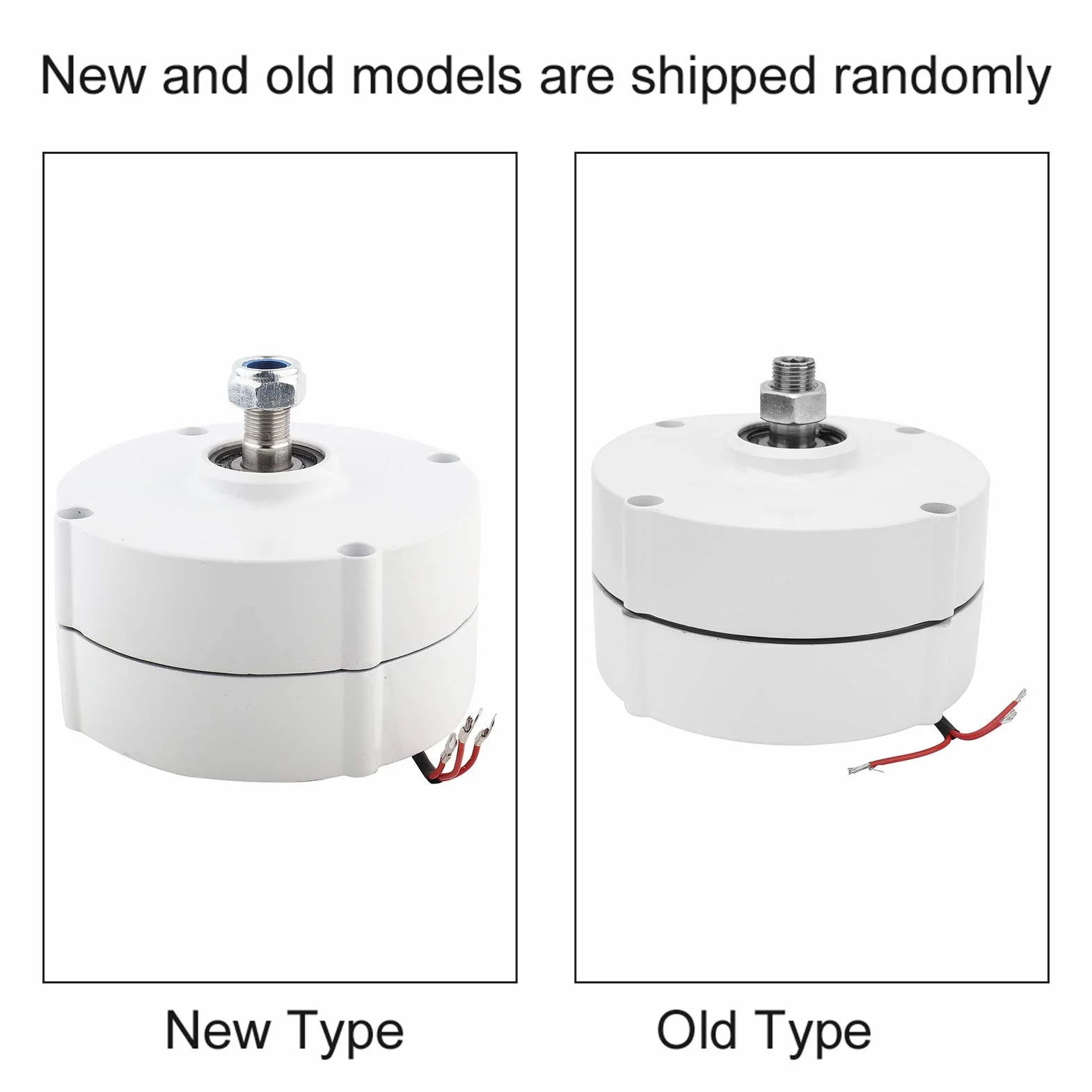 400W Permanentmagnet-Generator Windrad 550r/min 3phasig Wechselstrom Aluminiumlegierung Elektromotor für Industriebedarf (Mit Gleichrichter 12V)