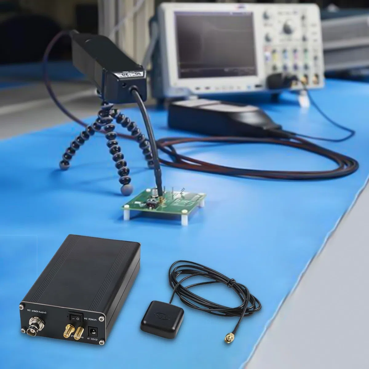 GPSDO Disziplinierter Oszillator 10MHz Signalgenerator mit GPS Taming, für ISOTEMP OCXO 143-141, NEO-6M Modul, 1PPS, Square Wave Output, für Preci