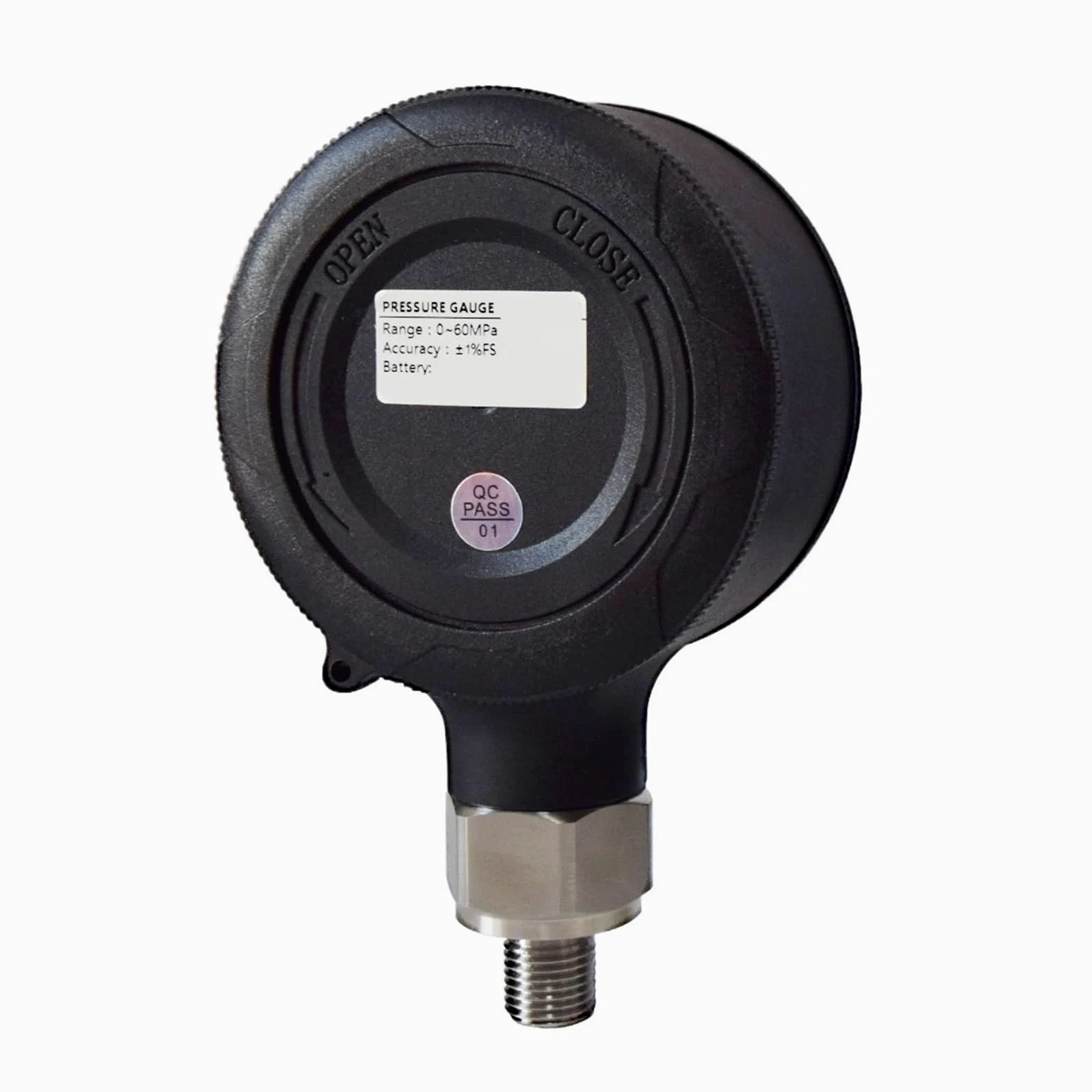 Manometer G1/2, DR3730 80 mm hydraulisches digitales Manometer for Luft, Öl, Wasser(0-6MPa)