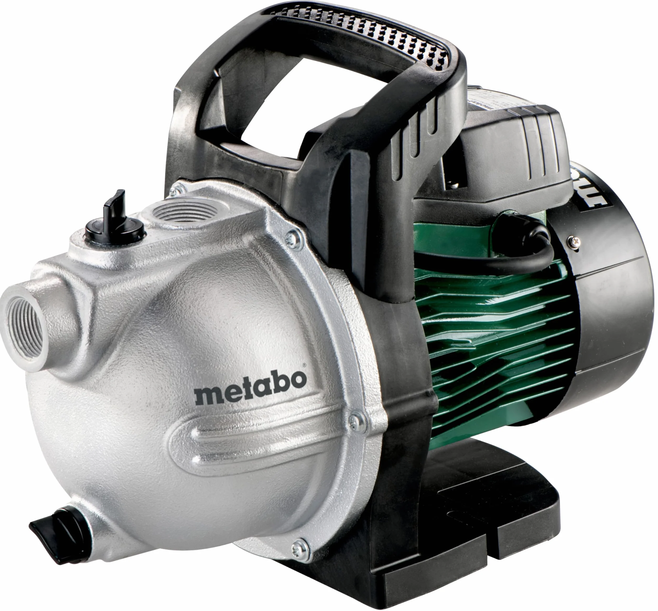 metabo Gartenpumpe P 4000 G, Wasserpumpe für Bewässerungssystem & Garten | Dichte Gartenbewässerung für 3 Beregner, 1100 W Grundwasserpumpe zur Rasenbewässerung, inkl. Gewindedichtband, 4000 l/h