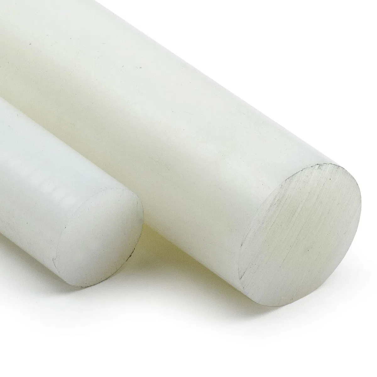 Polyamid PA6 Rundstab natur Ø 110 mm - Kunststoffstab in der Länge 500 mm - Polyamid Rundmaterial auf Zuschnitt