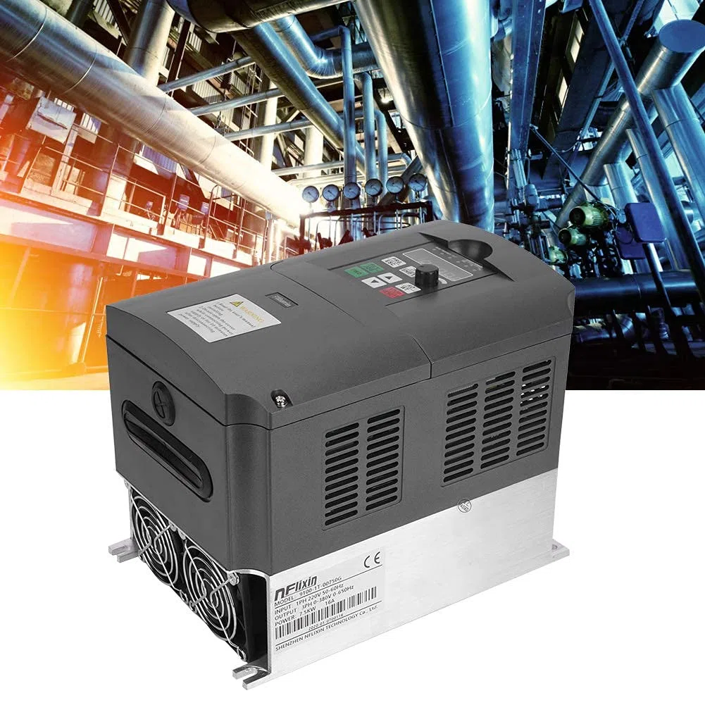 Frequenzumrichter, VFD 7,5 kW 220 V AC Einphaseneingang 3-Phasen 30 VAC Ausgang 7,5 kW, Boost Frequenzumrichter