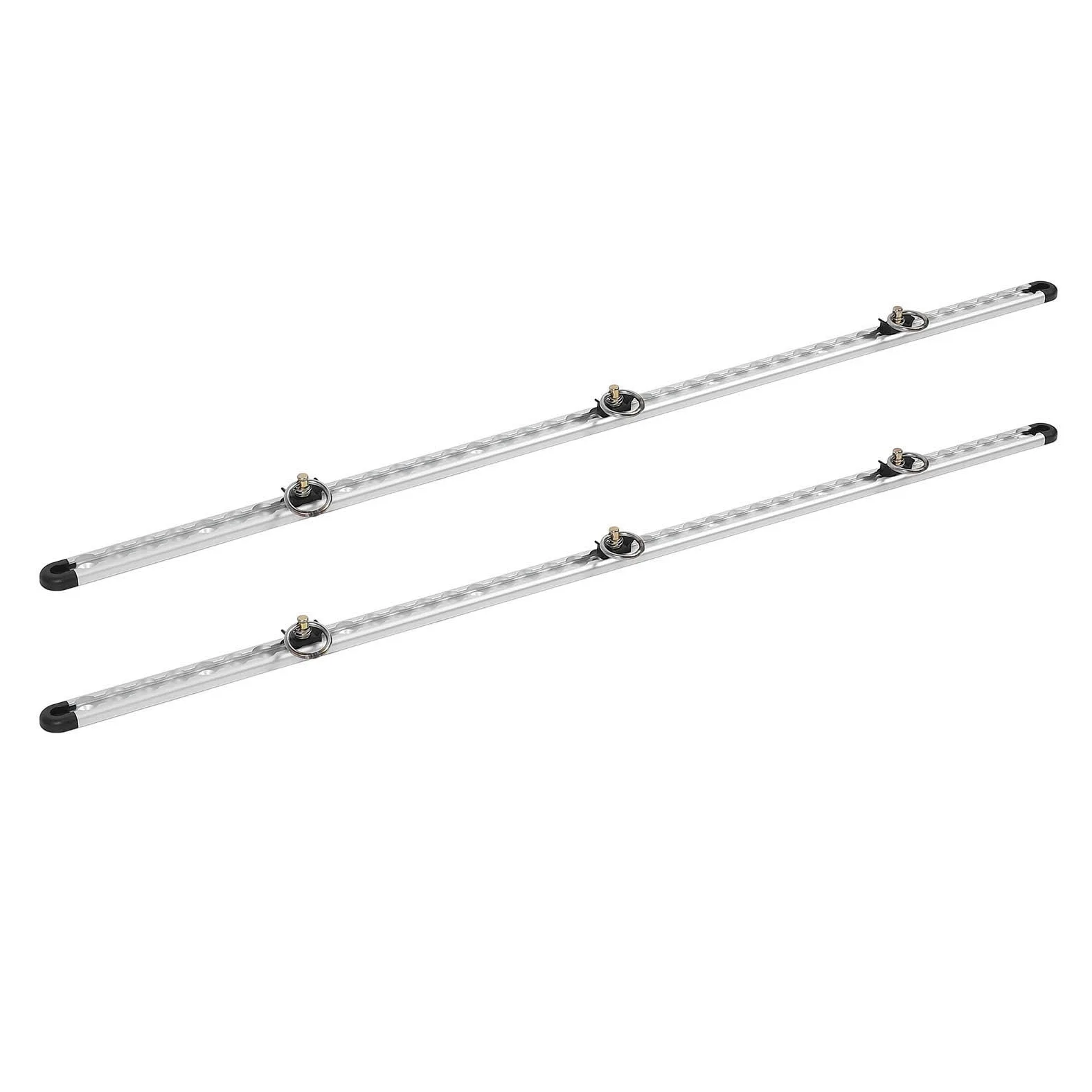 SENECESLI Aluminium-L-Schienenschiene, Ladungssicherungs-Zurrschiene, 100-cm-L-Schienen-Zurrsystem-Kit mit Rundbolzenbeschlägen für LKW-Ladeflächenanhänger