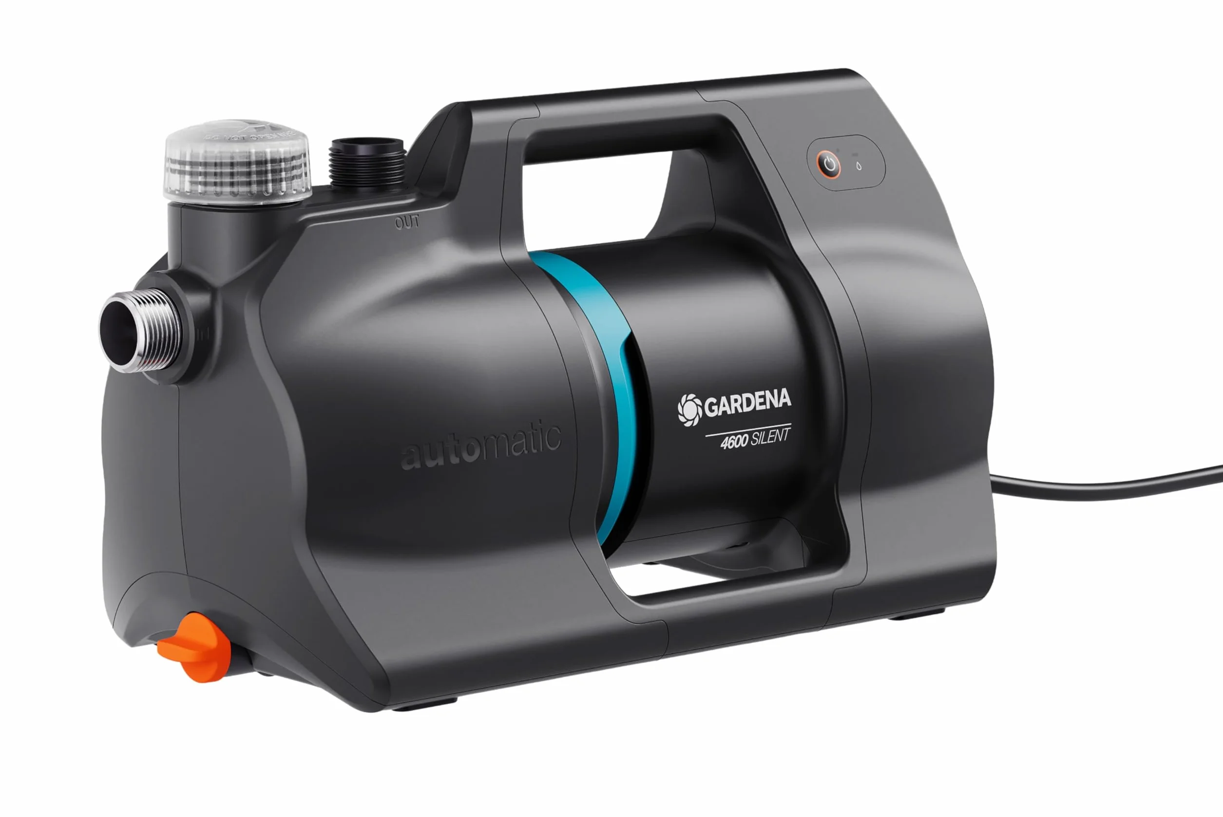 Gardena Haus- & Gartenautomat 4600 Silent Pumpen: Automatisierte Bewässerung und Hauswasserversorgung, 25% weniger Stromverbrauch*, Silent Technologie (09070-20)