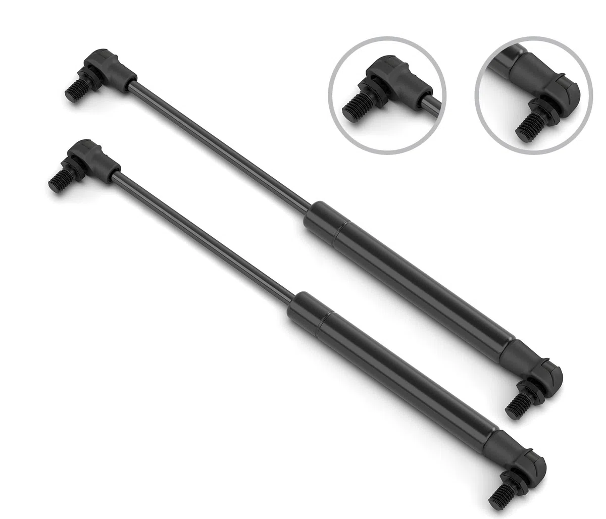 Stabilus SET 2 Stück Gasfeder LIFT-O-MAT® hydraulischer Dämpfer mit Newton / 40 kg Ausschubkraft Gasdruckfeder u.a. für Möbel, Türen, Wohnmobile, Klappenbeschläge Art.Nr. 4928DD | u.a. für Möbelklappen, Wohnwagen und DIY-Projekte - Länge: 235,50 mm, Hub: