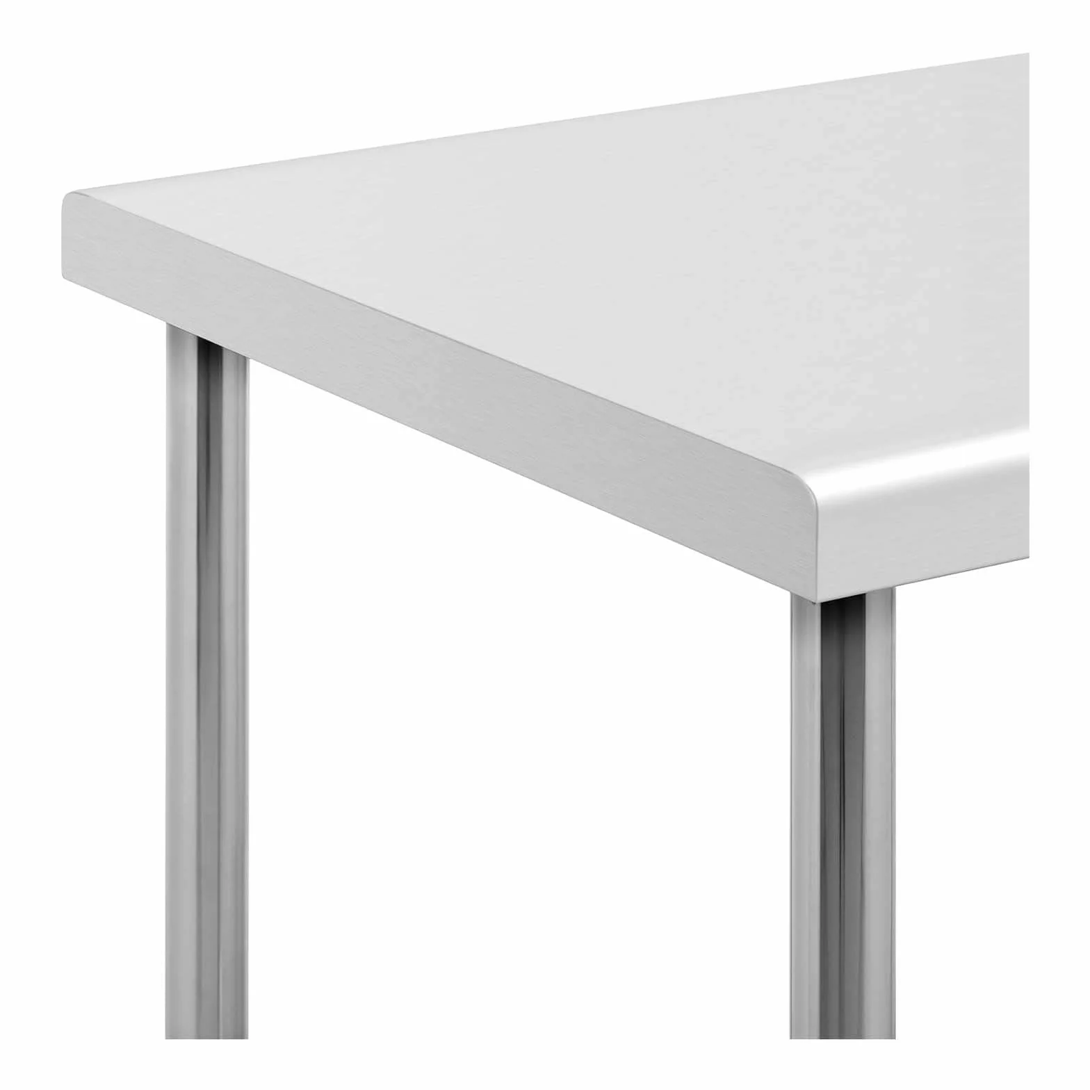 Royal Catering RCAT-120/70-NW Arbeitstisch Edelstahl Küche Edelstahltisch 120 x 70 cm höhenverstellbar
