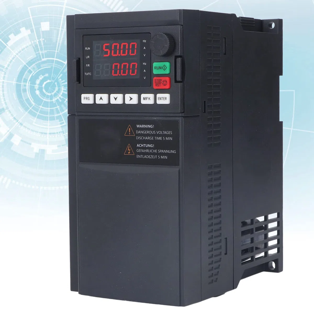 SAKO Variabler Frequenzumrichter 7,5 KW Universeller 3-Phasen-Motorwechselrichter Effizienter Vektorwechselrichter Präzise Motorsteuerung AC 3PH 380 V