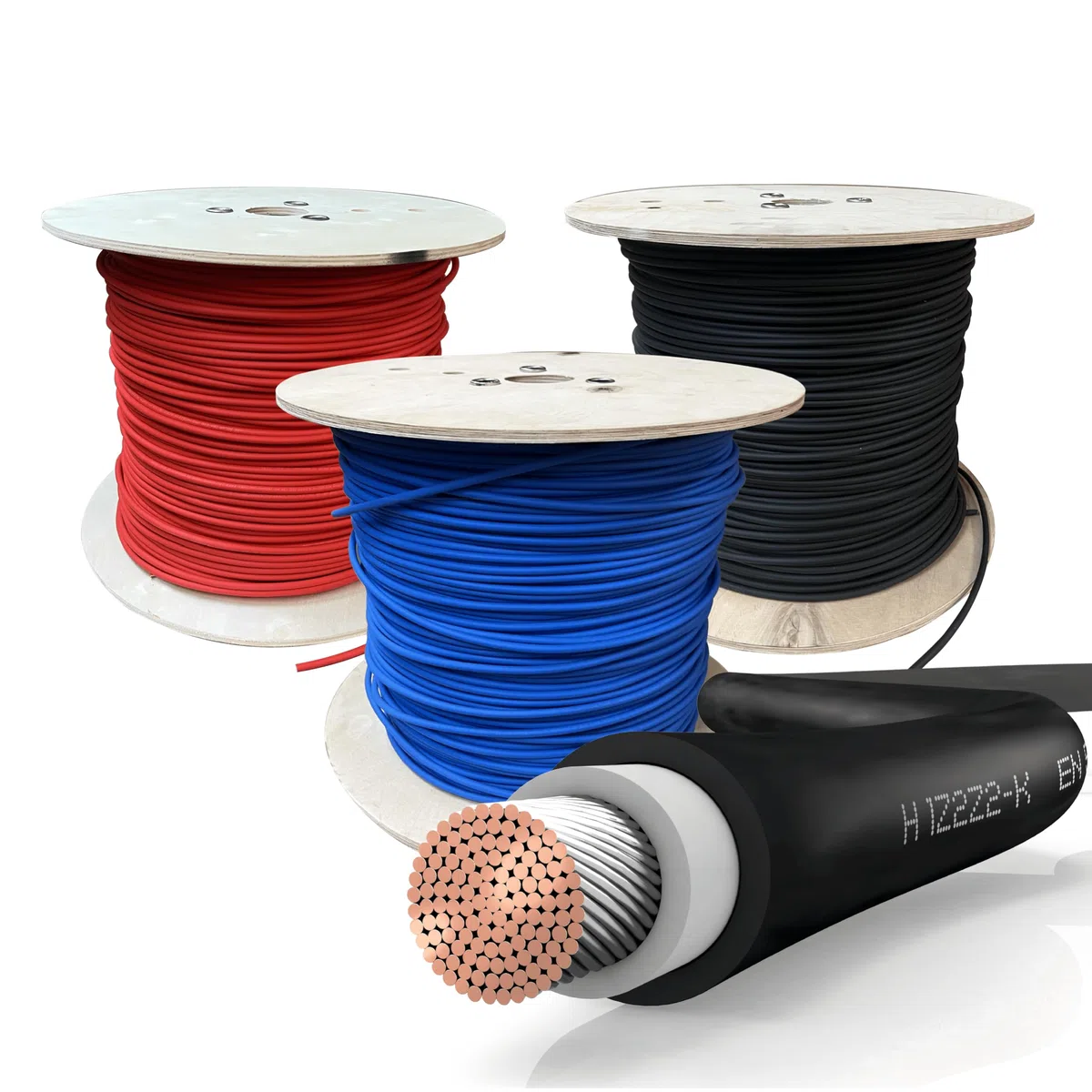 SOLARTRONICS Meterware Solarkabel 4mm² 500m Flexibel, Robust, Blau | PV Kabel Verlängerung für Solaranlage, H1Z2Z2-K, UV-Beständig, Wetterfest, Flexibel, TÜV Rheinland, Made in Germany