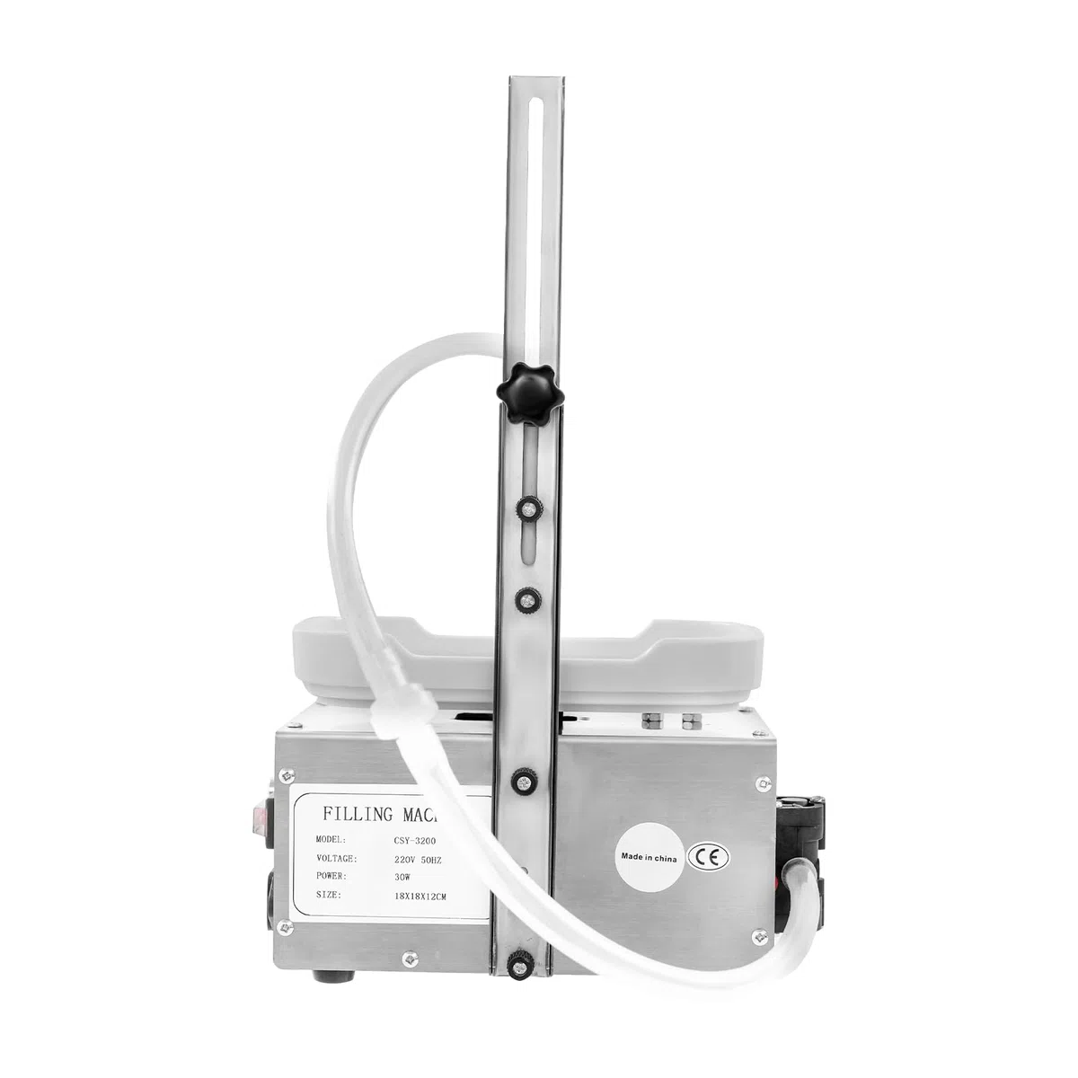 Quantitative Flüssigkeitsabfüllmaschine 30W Elektrische Abfüllanlage mit Membranpumpe, LCD Display, 8g-3kg Kapazität, für Getränke Spirituosen Sojasauce Essig Reagenzien