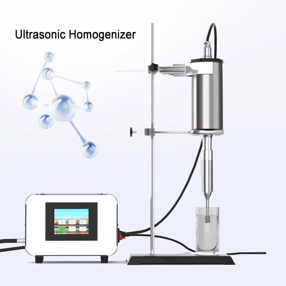 Ultraschall-Homogenisator mit Titansonde für effiziente Probenverarbeitung in Biologie, Luft- und Raumfahrt und chemischen Anwendungen, Hochleistungs-Laborausrüstung