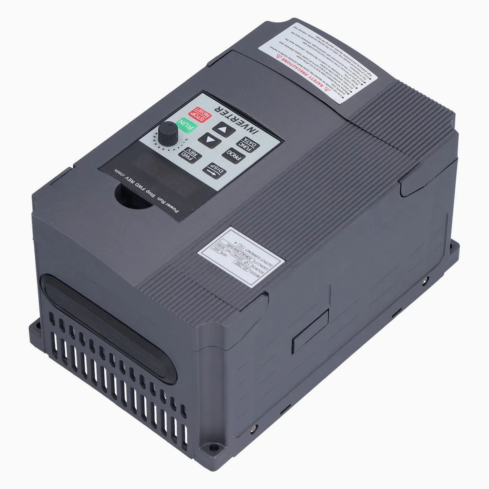 Frequenzumrichter VFD 2.2KW 220V Einphasen Universal Frequenzumwandler zur Steuerung der Motordrehzahl