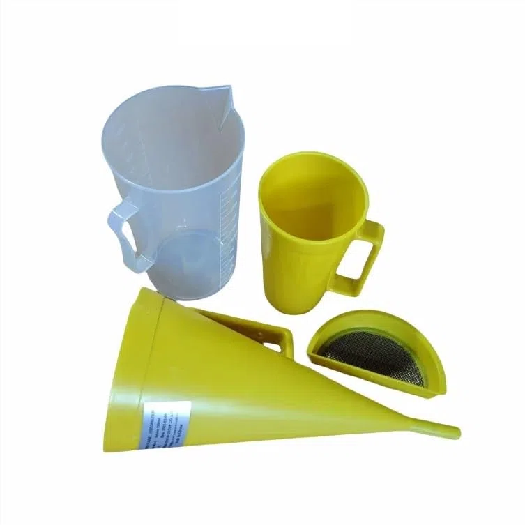Labor Kunststoff Marsh Trichter Viskosimeter Marsh Schlamm Erdöl Bohren Stoppuhr 946ml Test Detektor Set