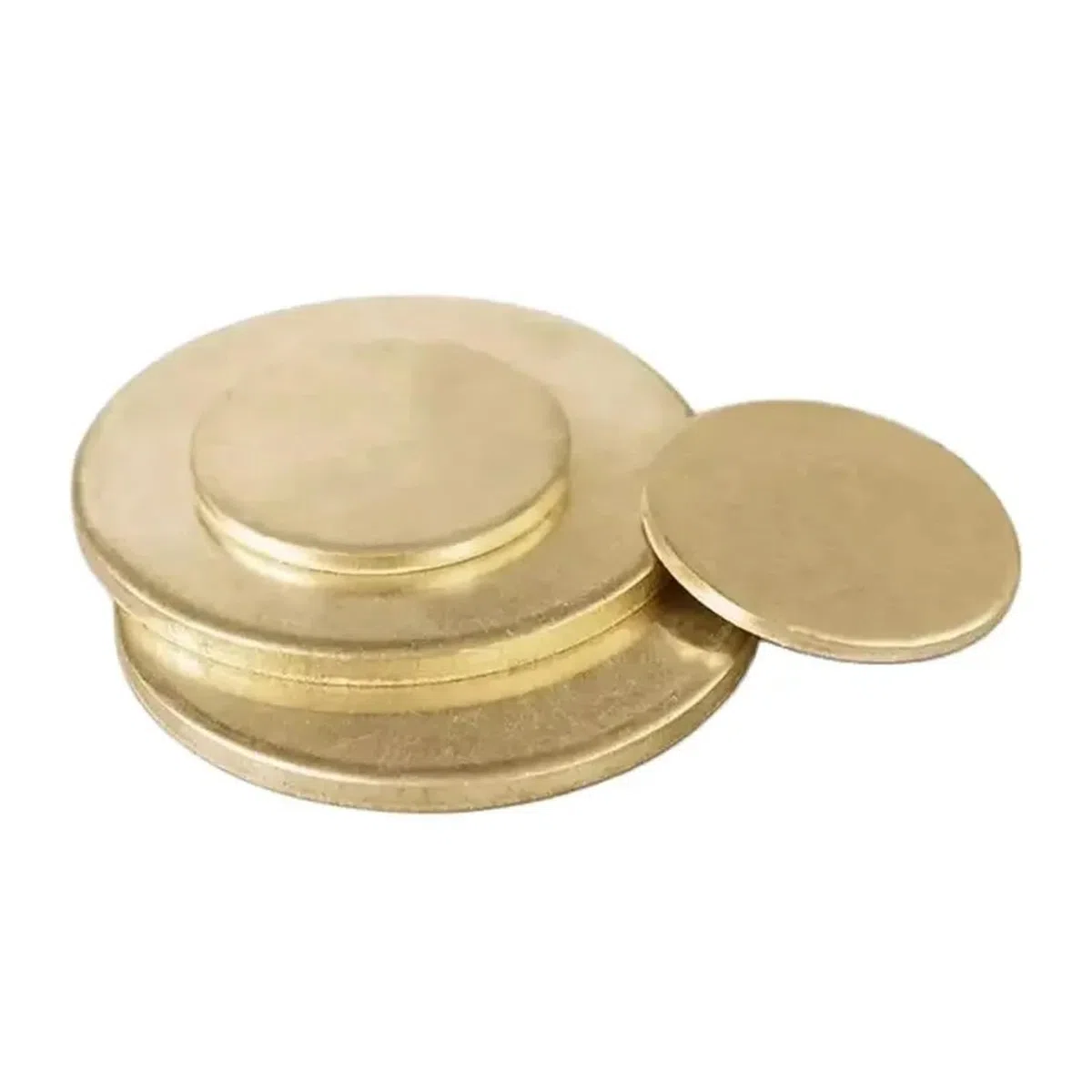 Messing-Rundplatte Messingblech, runde, massive Scheibe, gelbe Platte | Thickness 2mm 1pc,Diameter 140mm