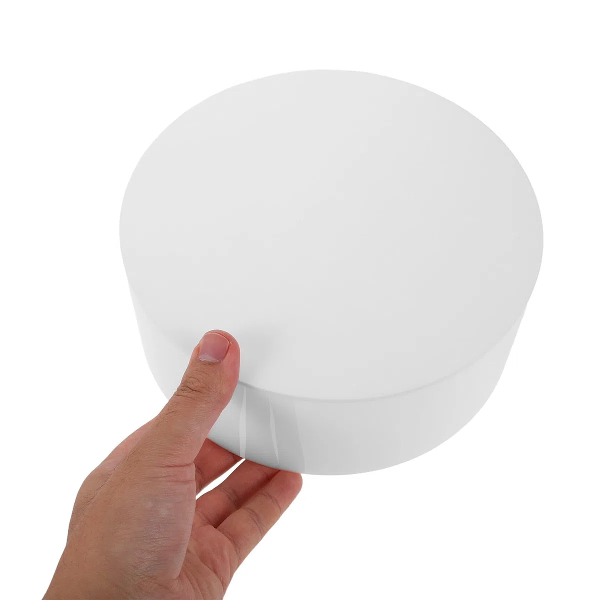 Acrylständer für Parfüm, 3 Stück, rund, vielseitige Größen, elegantes Design, leicht zu reinigen, für Display und Lagerung, weiß