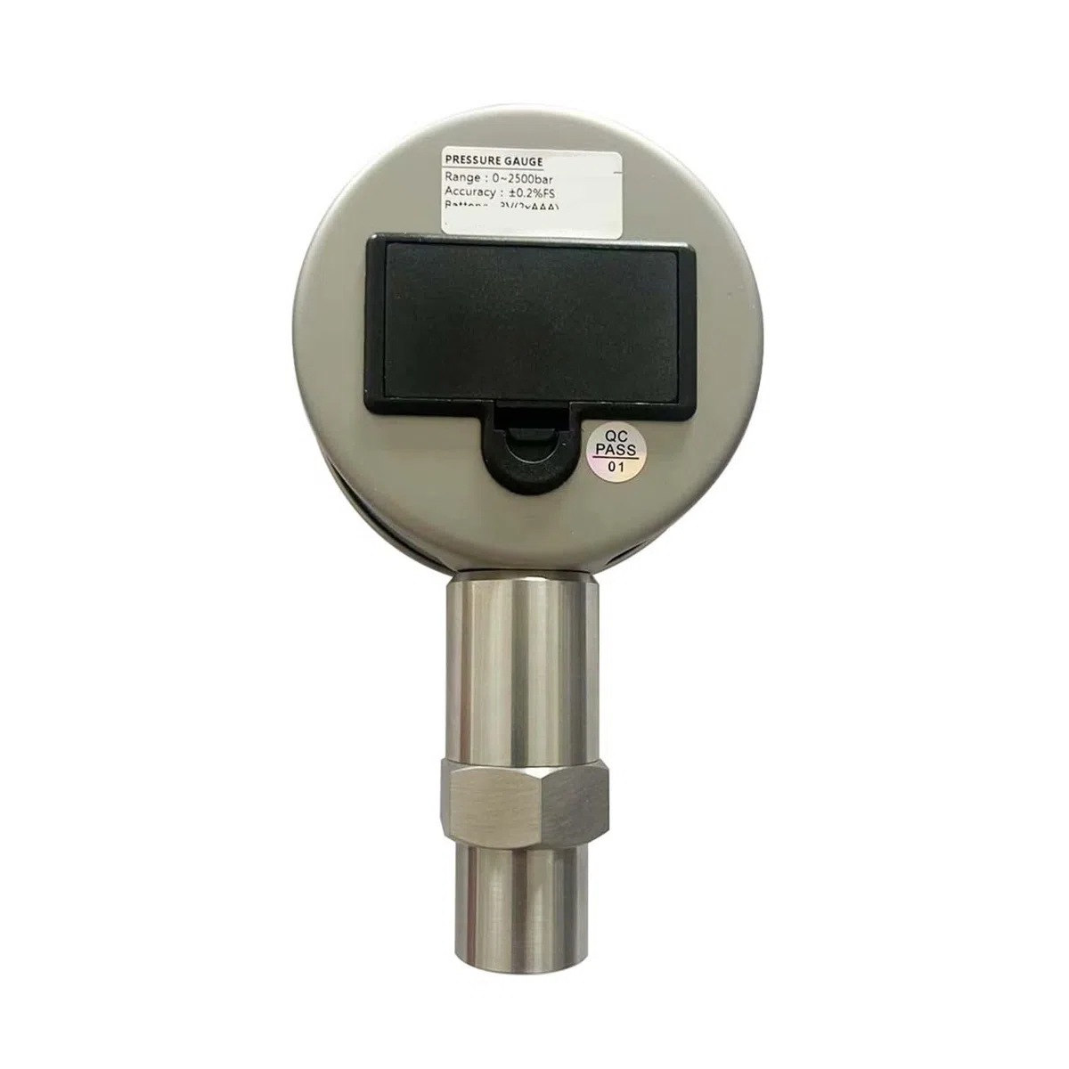 Digitales Manometer, 9/16 Zoll 2500 bar Edelstahl-Manometer for Rohrleitungsmessungen