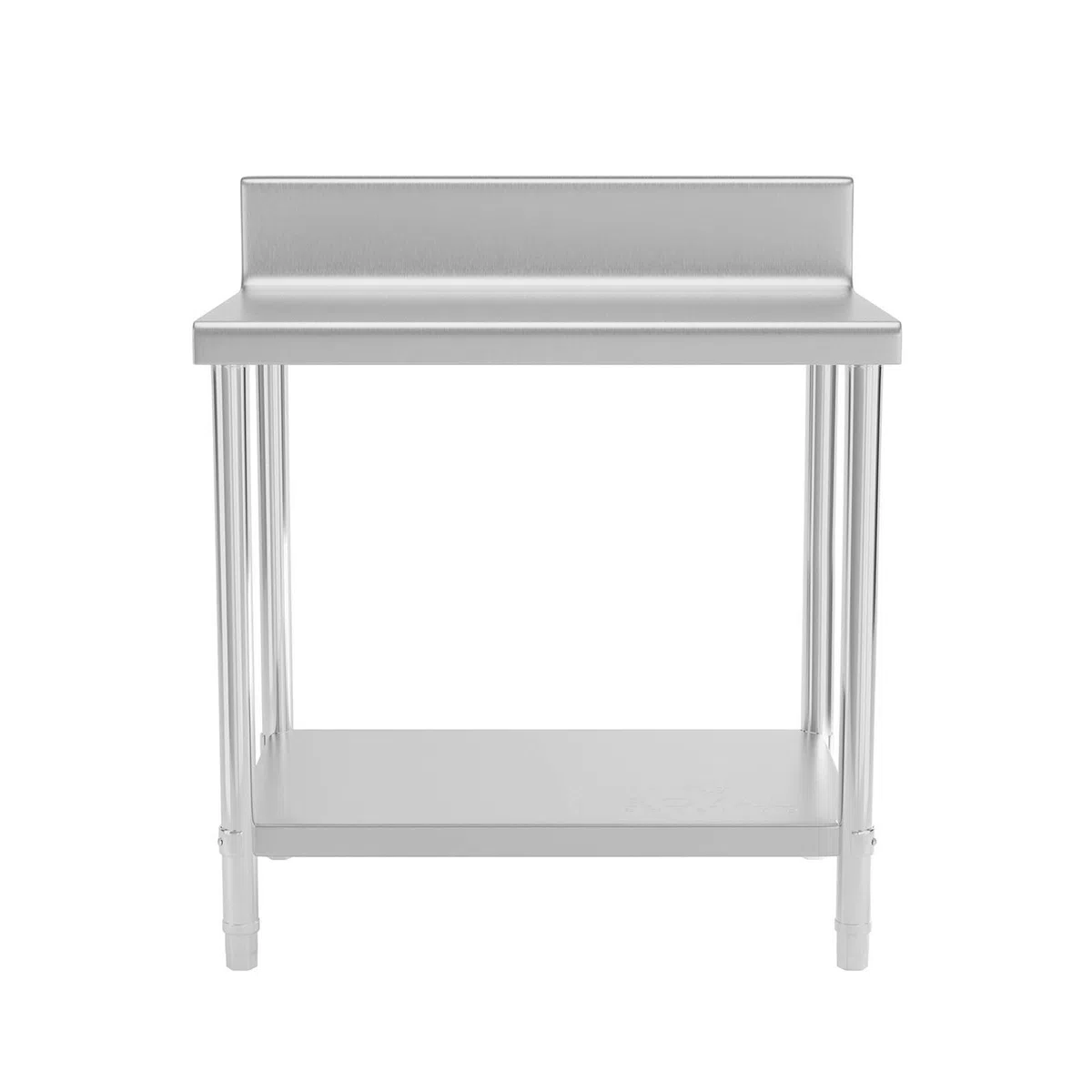Royal Catering RCAT-90/60-N Edelstahltisch Edelstahl Arbeitstisch Zerlegetisch Gastro Aufkantung 90 x 60cm Grilltisch Outdoor Küchenmöbel