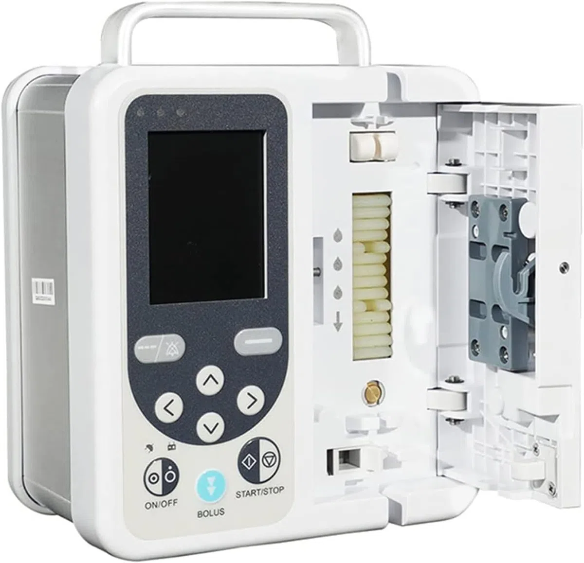 Veterinär-Infusionspumpe, Veterinär-elektronische Peristaltikpumpe Mit LCD-Display, Multifunktionaler Wiederaufladbarer Automatischer Akustischer Und Optischer Alarm, Mikropumpe Für Haustiere