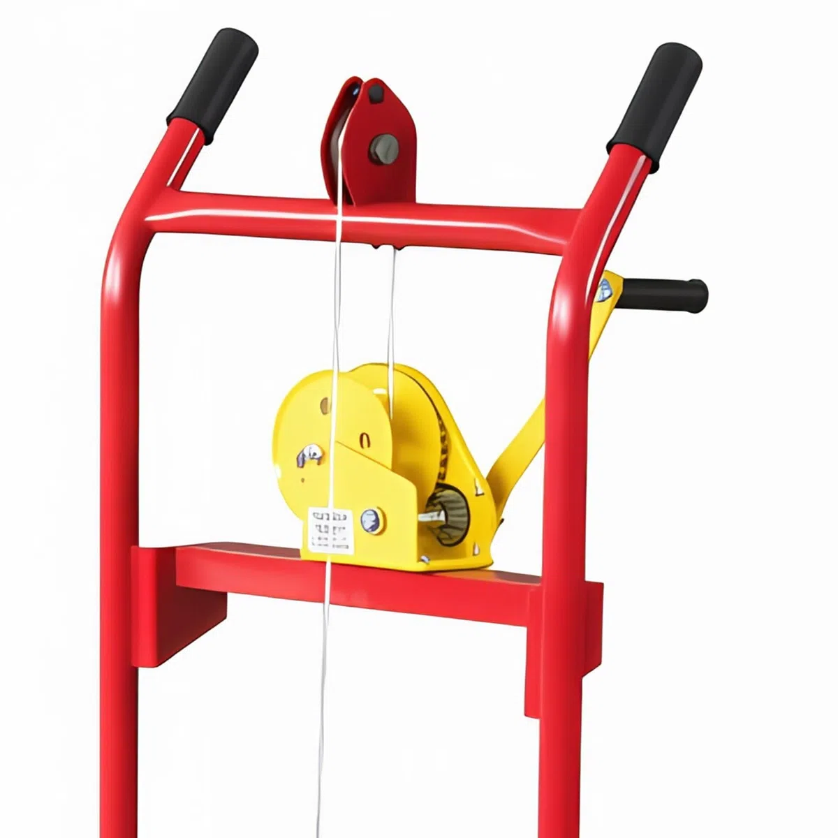 Hubwagen 200 kg Handkurbel-Stapler, faltbarer Gabelstapler for Lagerbeladung gabelstapler