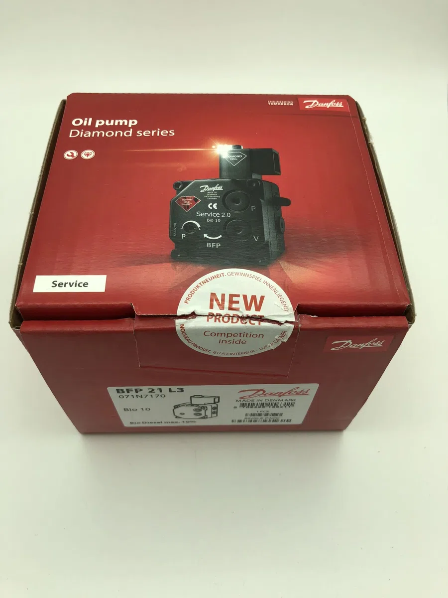 Danfoss Diamond Serie Ölbrennerpumpe Typ BFP 21L3 links, 071N7170 Servicepumpe