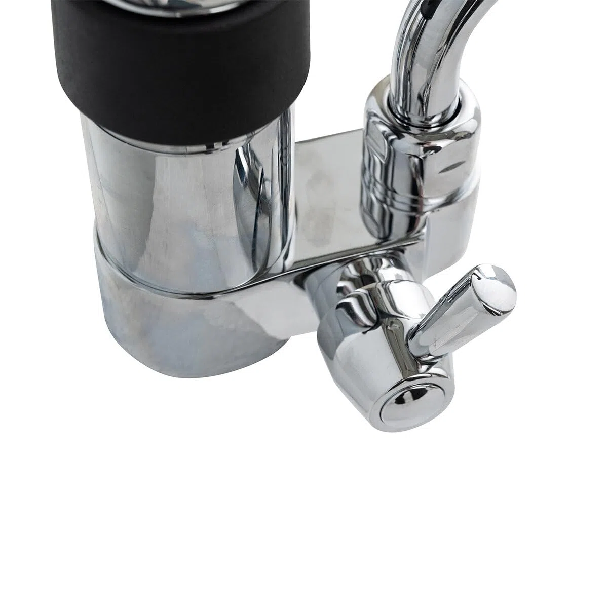 GastroHero Einloch Geschirrwaschbrause Profi 200 mit Mischbatterie Schwenkhahn 400 mm Gastro Spülbrause Federbrause für Gewerbespüle Gastronomie Spültischarmatur