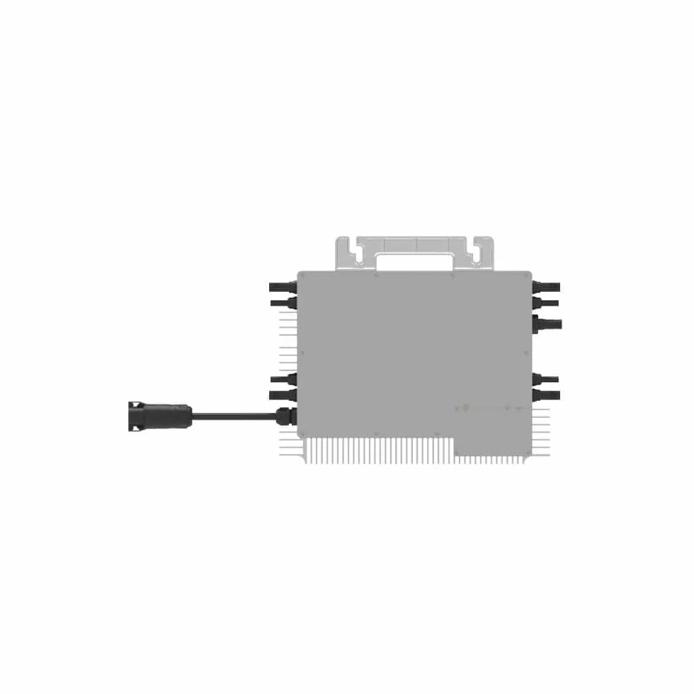 Deye SUN-M200G4-EU-Q0 2000W Mikro Wechselrichter 4 MPPT Wifi IP67 VDE-Konform neue Generation mit Ralais Solar PV mit 5 Meter Schukokabel für Balkonkraftwerke