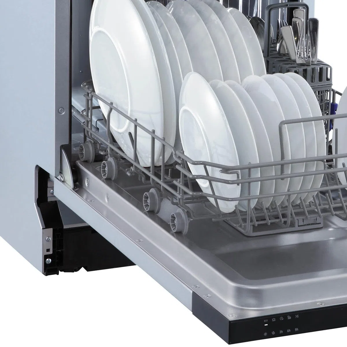 Oranier Einbau Spülautomat 45 cm - vollintegrierbare Spülmaschine mit Besteckablage - 4 Programme - Geschirrspülmaschine für 10 Gedecke - GSV345