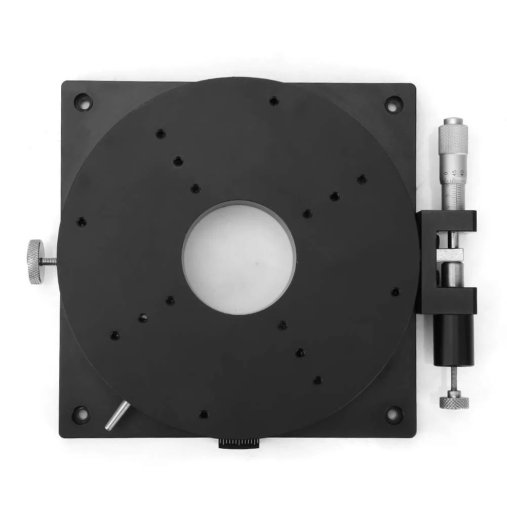 Manueller Rotationstisch 160 Mm X 30 Mm, Rotierende Plattform, Präzisionslager-Gleitabstimmtisch, SEMR160-AR, Ideal für Produktionsmaschinen, Testgeräte, Optische Experimente