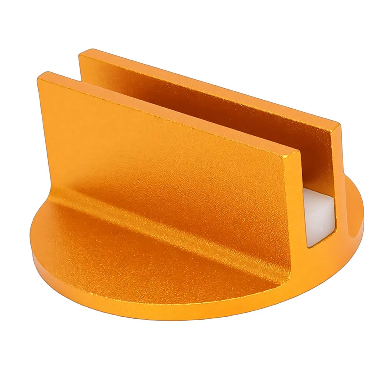 Cryfokt Gerilltes Wagenheber-Pad, 4-teiliger Universal-Aluminium-Rillen-Klemmschweiß-Wagenheber-Adapter, Universal-Adapter mit Gummi-Anti-Rutsch-Funktion für die Meisten Autos, SUVs, LKWs, Pickups