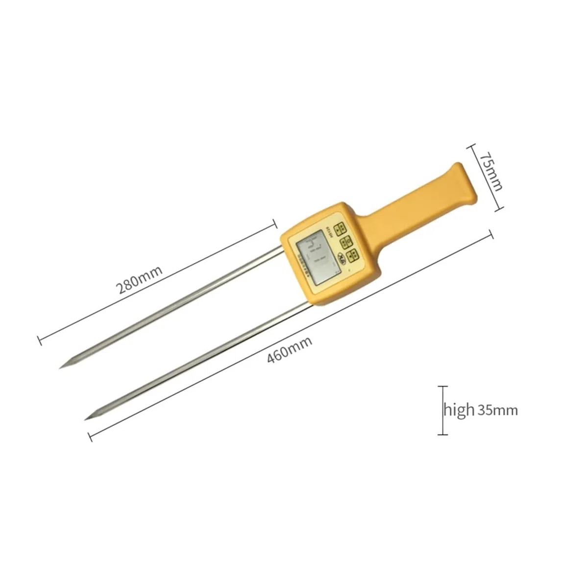 Feuchtigkeitsmessgerät, Portable Sawdust Moisture Meter Wood Chip Analyzer Tester HS125