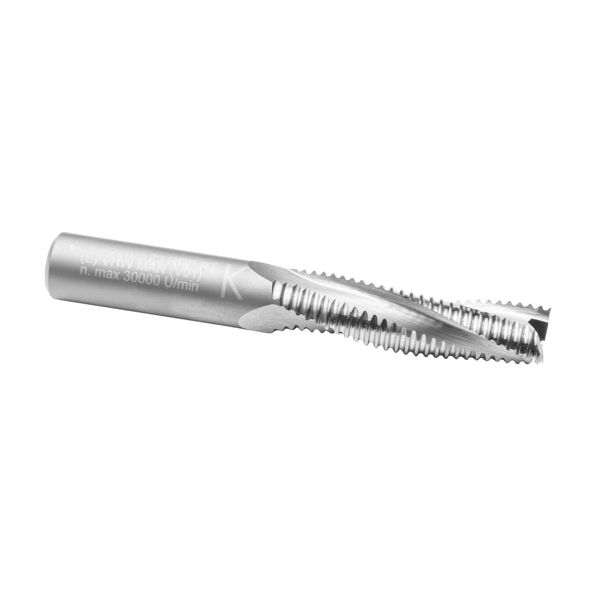 ENT 20703 Schruppfräser VHW, Durchmesser (D) 14 mm, NL 52 mm, Z3, GL 100 mm, Rechtslauf / positiv