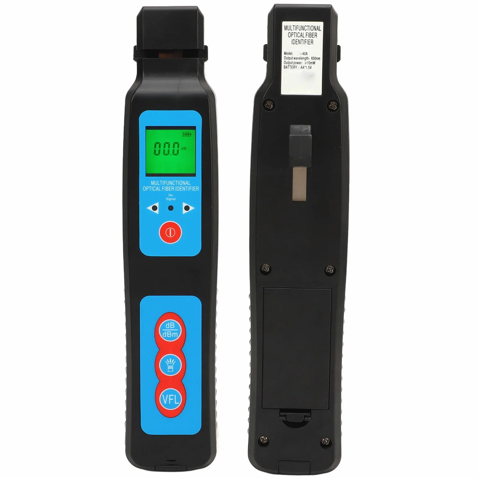 Glasfaser-Identifikator, Glasfaser-Tester, 800–1700 Nm VFL-Rotlichtquelle, 10 Km Reichweite, 270 Hz, 1 KHz, 2 KHz, Optisches Faser-Leistungsmessgerät