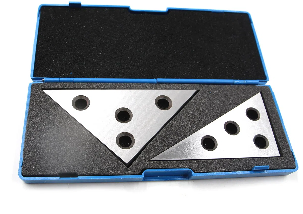Winkelplatten Winkelblock Set Machinist Werkzeug Winkelblock Set Maschinenwerkzeug Winkelblock Set Machinist Square Gage Block Set 2 Stück, 2 Piece Set