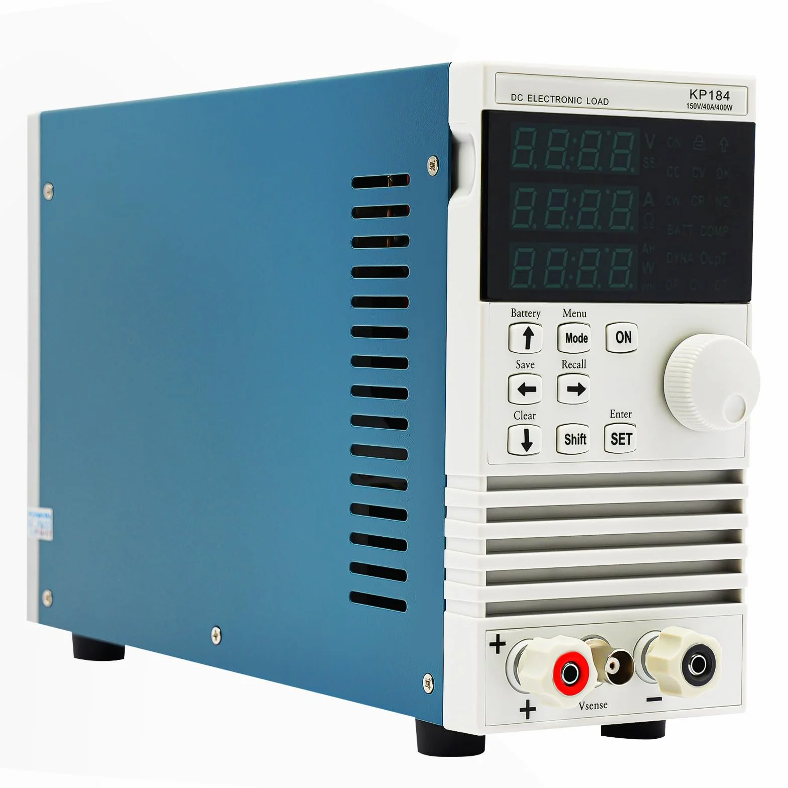 KP184 DC Elektronische Last 400W 40A 150V | Programmierbare Last mit CC CV CW CR Modi & Batterietest | RS232, Überspannungsschutz | Für LED-Treiber, Netzteile, Ladegeräte & Akkus im Labor