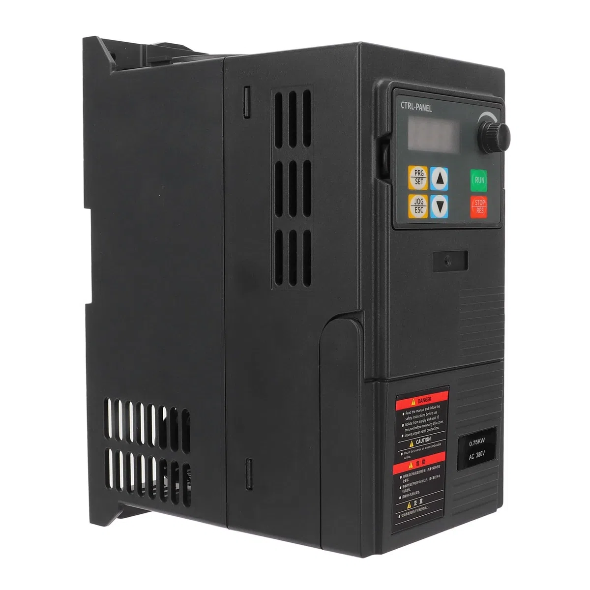 Frequenzumrichter, Antrieb mit Variabler Frequenz, 3-phasen 340-440V Eingang, 0-440V Ausgang, Wechselrichter für Elektromotorsteuerung (2,2kW, 0,75kW Motor)
