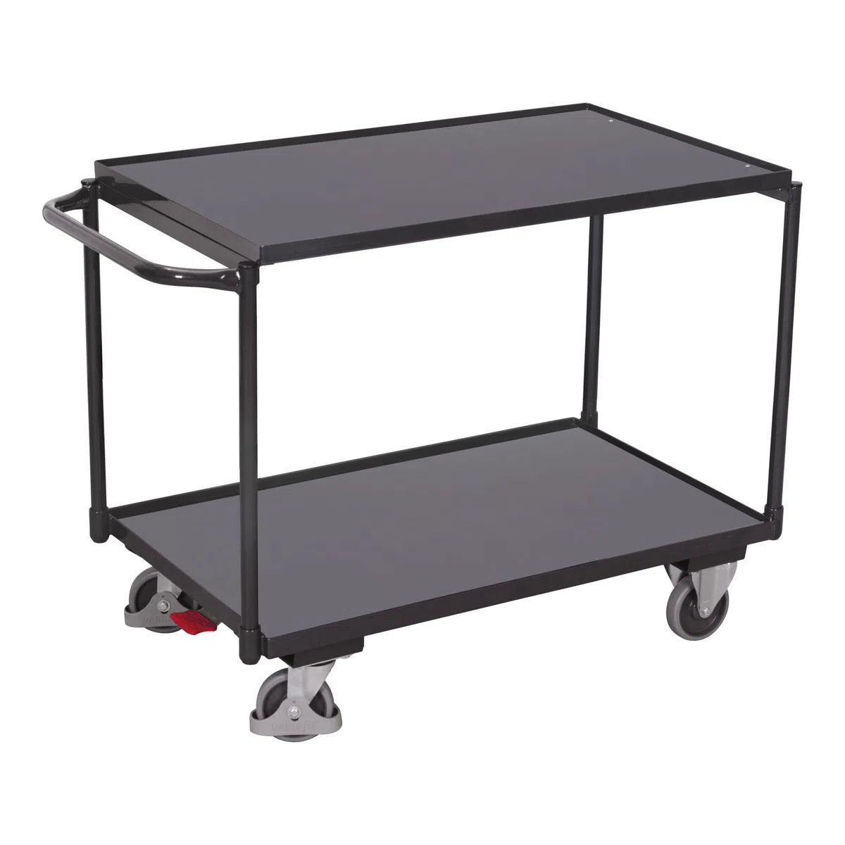 Tischwagen mit 2 Ladeflächen, RAL 7016 RAL 7016 Anthrazitgrau