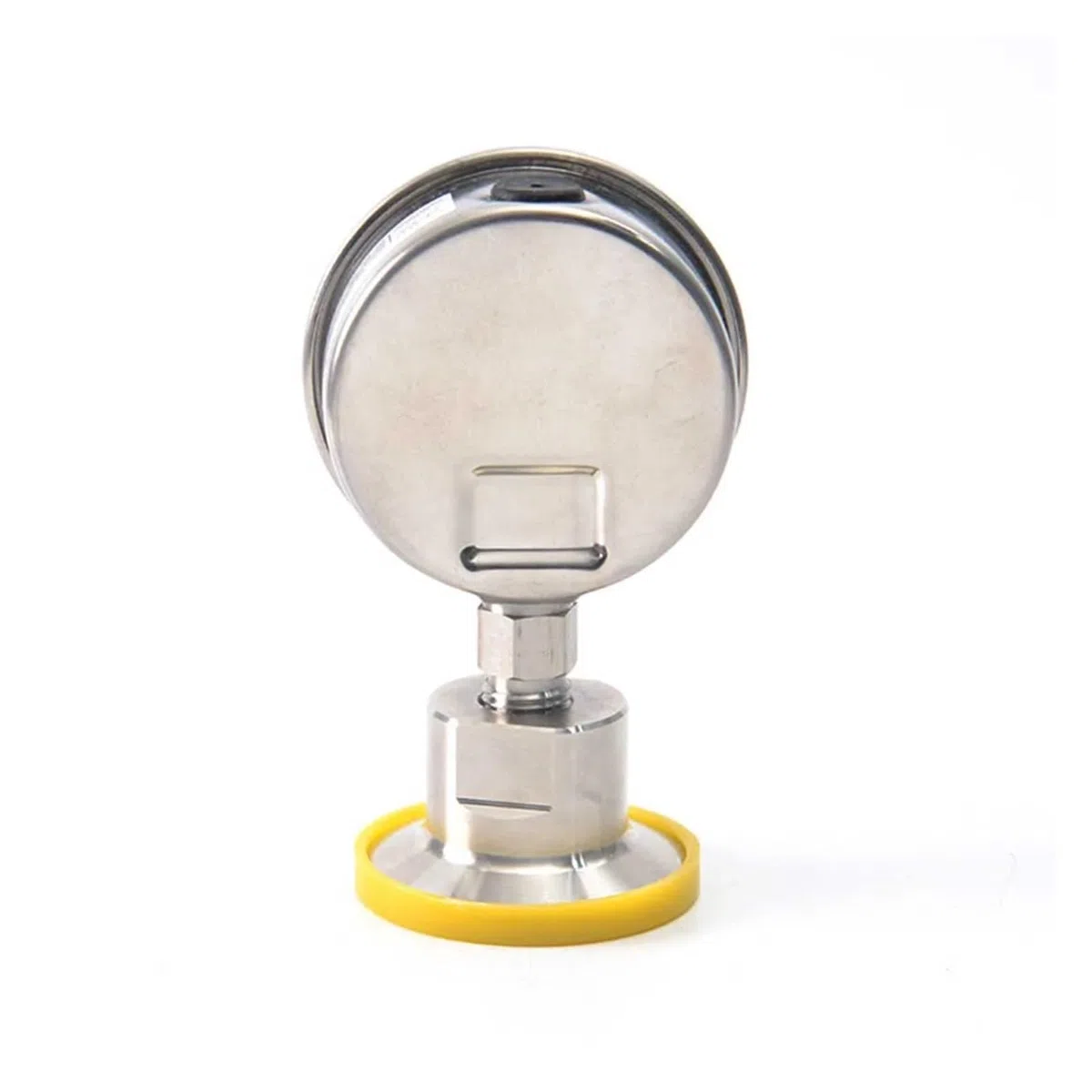 Manometer SS316 Tri Clamp 1,5" (50,5 mm) Durchmesser 60 mm Genauigkeit 2,5% FS 0-600 Bar Membran SS 316L Manometer (Color : 0-10 bar, Size : 1pc)
