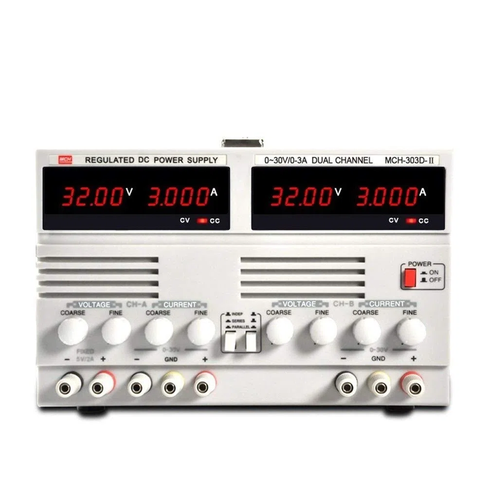 MCH-303D-II Geregeltes Doppel-Gleichstromnetzteil 30 V 3A, linear einstellbar zum Laden von Batterien(220V)