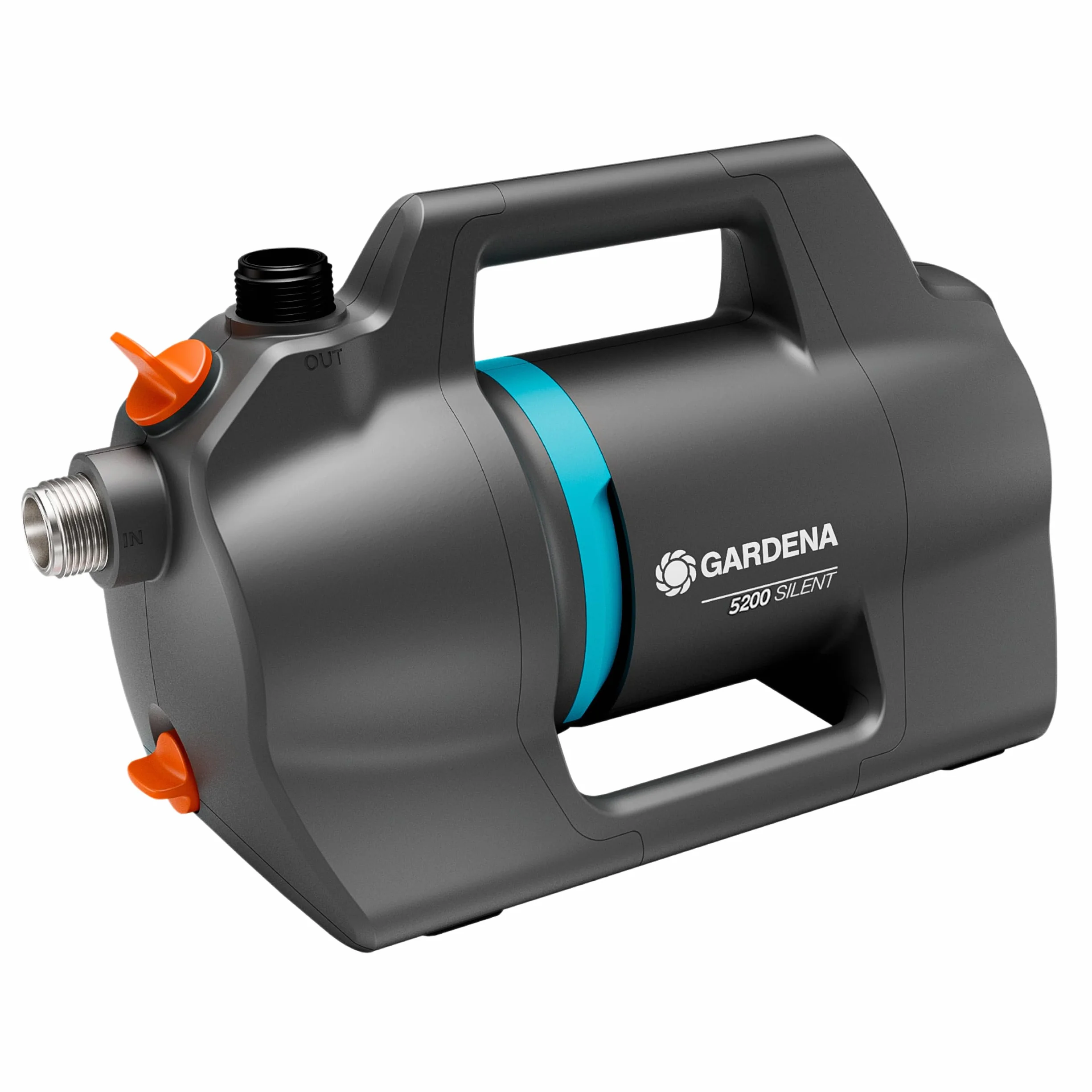 Gardena Gartenpumpe 5200 Silent Pumpen: 26% mehr Wasserdurchfluss bei gleichem Energieverbrauch im Vergleich zum Vorgänger-Modell*, Leise im Betrieb (09084-20)