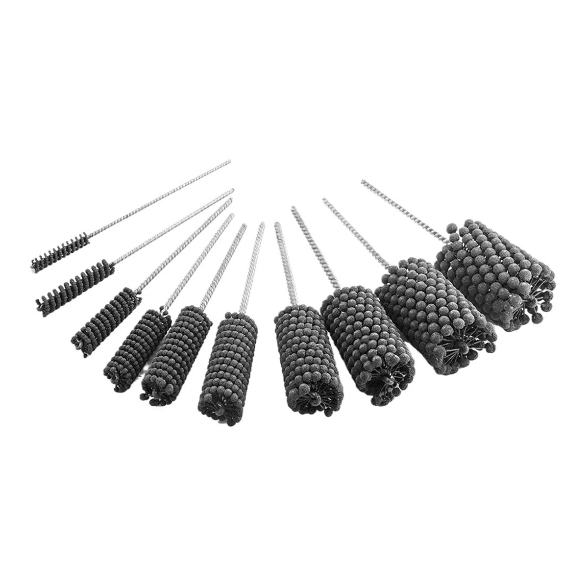 Zylinder Honbürste flexibel Korn 1 Stück, Körnung 240, flexible Zylinder-Hon-Schleifkugel-Polierbürsten Φ4-110 mm(L260xDia110mm)