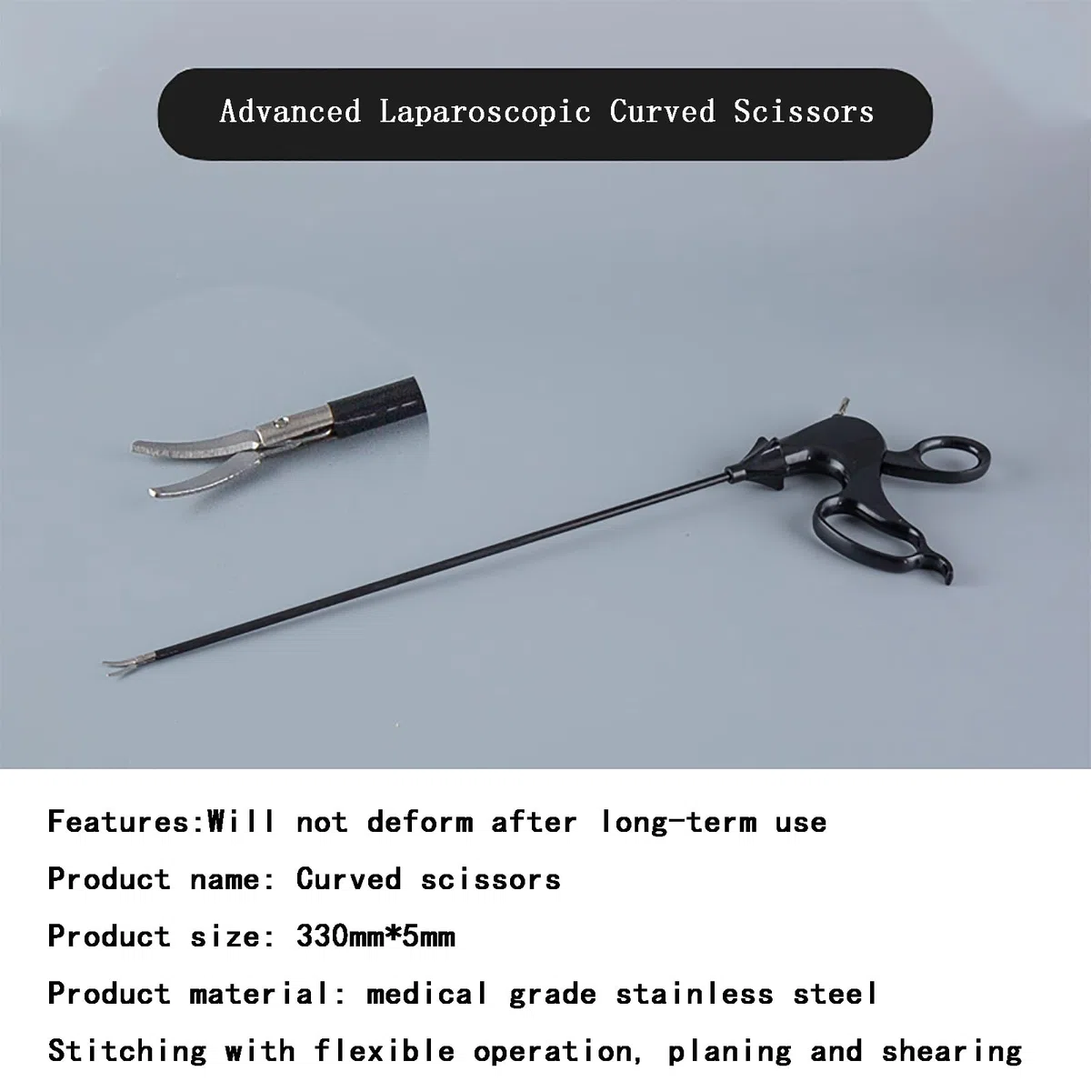 Laparoscopic Training Practicing Grasper Laparoscopy Instruments Set 4 Piece.(For practice use only)